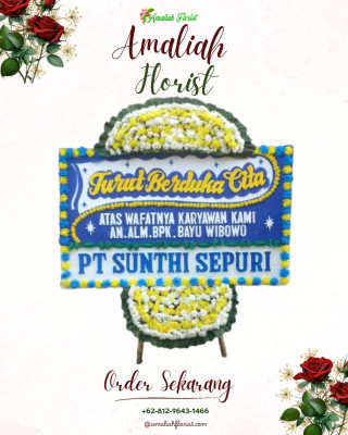 Papan Bunga Duka di Pangampelan