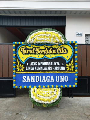 Papan Bunga Duka di Pangampelan